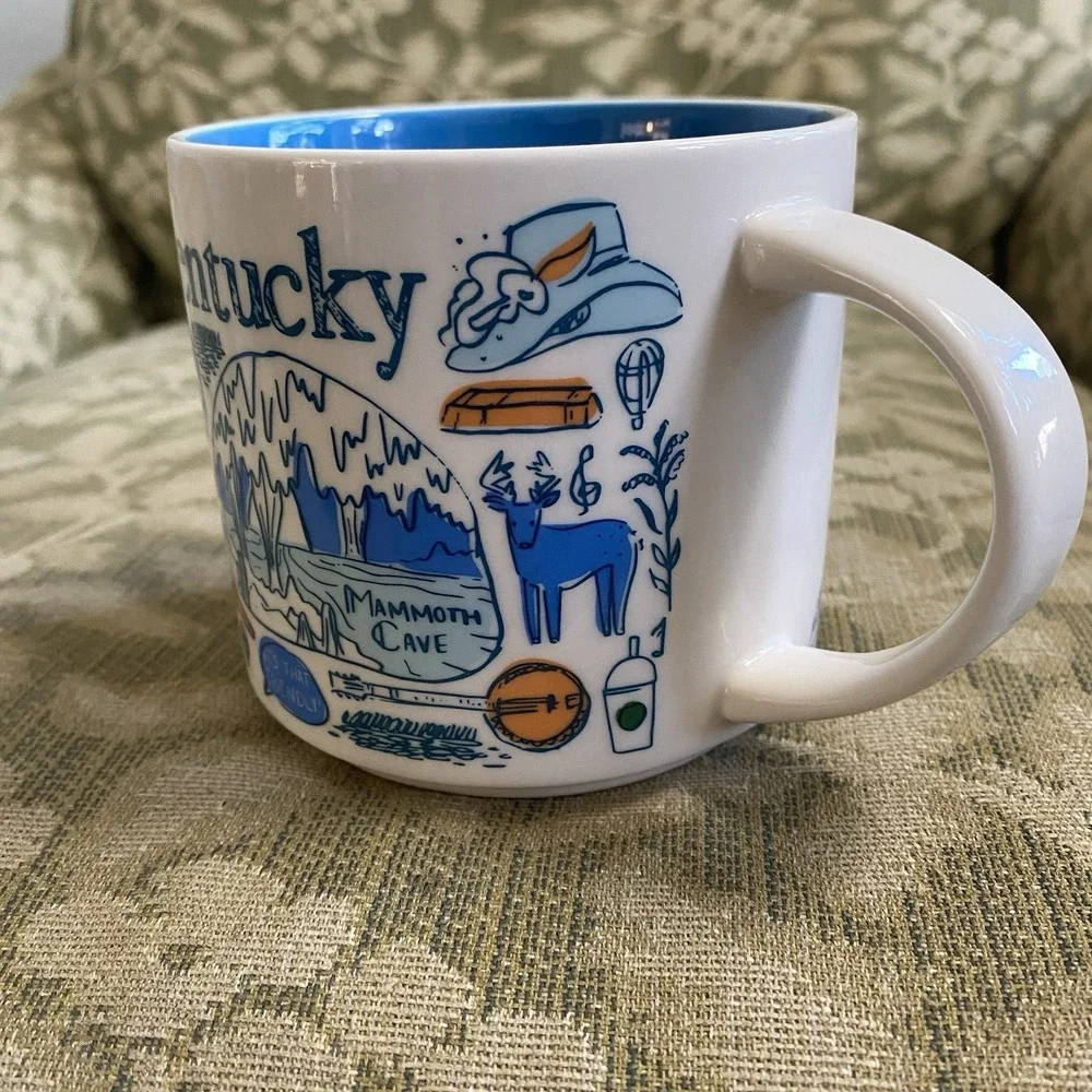 Starbucks Kentucky Bluegrass State Been There Series Coffee Mug Cup